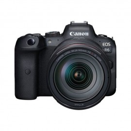 Cámara Canon EOS R6 mirrorless con lente RF24-105mm F4 L IS USM Kit